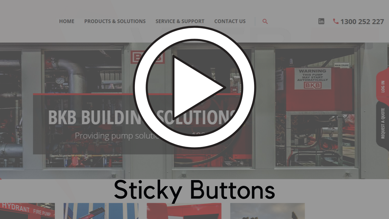 Sticky Buttons